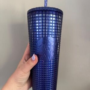 Starbucks Navy Textured Tumbler